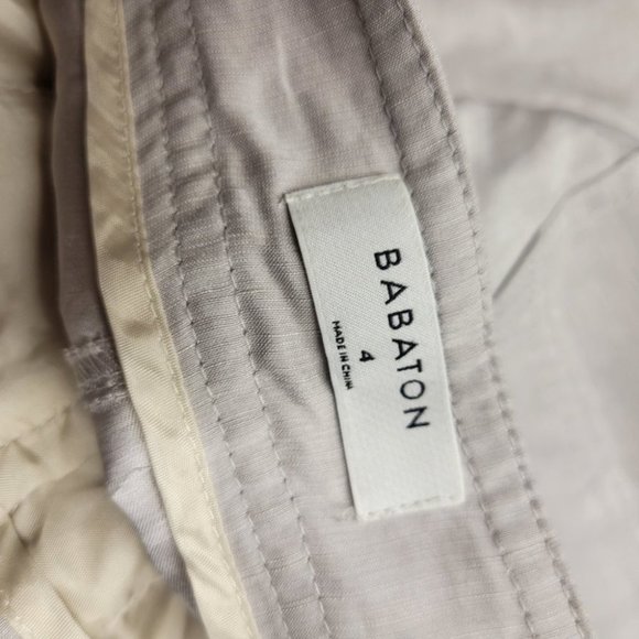 Aritzia Babaton Dara High Waist Linen Blend Pant Lilac Fog - Picture 9 of 9